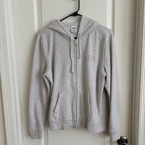 PINK Victoria's Secret Heathered Gray Sweatshirt